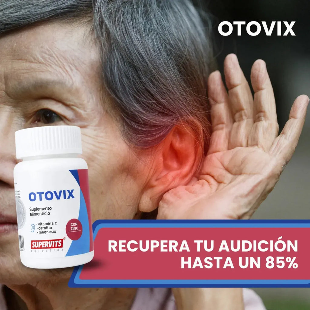 Supervits Suplemento Otovix ayuda al Sistema Auditivo100 capsulas